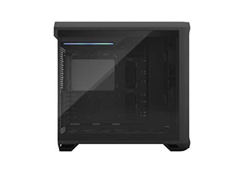 Fractal Design Torrent Black - Light Tint Tempered Glass Side Panel - Open Grille for Maximum air Intake - Two 180mm PWM and Three 140mm Fans Included - Type C - ATX Airflow Mid Tower PC Gaming Case