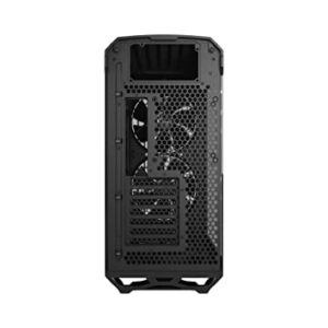 Fractal Design Torrent Black - Light Tint Tempered Glass Side Panel - Open Grille for Maximum air Intake - Two 180mm PWM and Three 140mm Fans Included - Type C - ATX Airflow Mid Tower PC Gaming Case