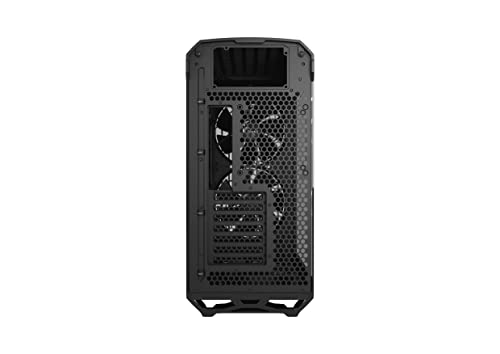 Fractal Design Torrent Black - Light Tint Tempered Glass Side Panel - Open Grille for Maximum air Intake - Two 180mm PWM and Three 140mm Fans Included - Type C - ATX Airflow Mid Tower PC Gaming Case