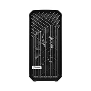 Fractal Design Torrent Black - Light Tint Tempered Glass Side Panel - Open Grille for Maximum air Intake - Two 180mm PWM and Three 140mm Fans Included - Type C - ATX Airflow Mid Tower PC Gaming Case