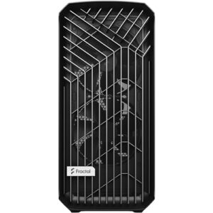 Fractal Design Torrent Black - Light Tint Tempered Glass Side Panel - Open Grille for Maximum air Intake - Two 180mm PWM and Three 140mm Fans Included - Type C - ATX Airflow Mid Tower PC Gaming Case