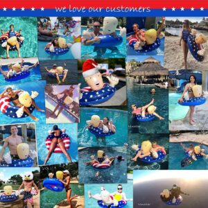 Pool Float Donald Trump Keep America Great - Patriot American infloateble for Adult