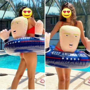 Pool Float Donald Trump Keep America Great - Patriot American infloateble for Adult