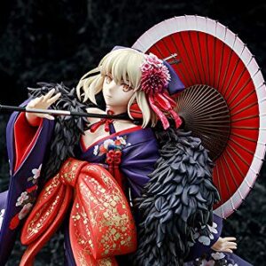 Kadokawa Fate/Stay Night: Heaven's Feel: Saber/Alter (Kimono Version) 1:7 Scale PVC Figure, Multicolor