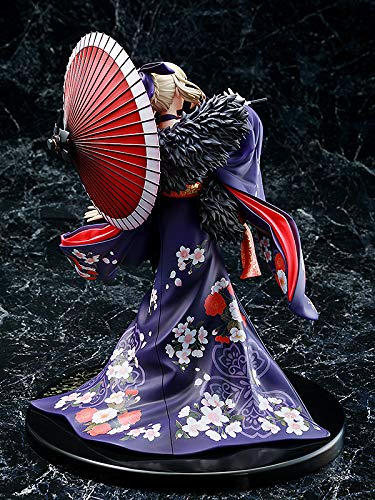 Kadokawa Fate/Stay Night: Heaven's Feel: Saber/Alter (Kimono Version) 1:7 Scale PVC Figure, Multicolor