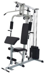 balancefrom rs 80 home gym system workout station with 330lb of resistance, 125lb weight stack