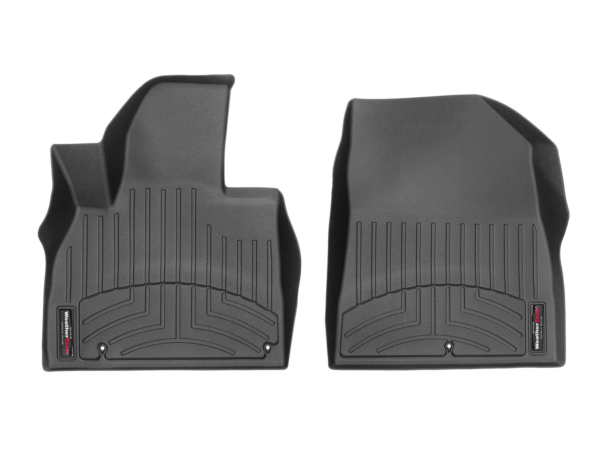 WeatherTech Custom Fit FloorLiners for Kia Telluride - 1st Row (4415321), Black