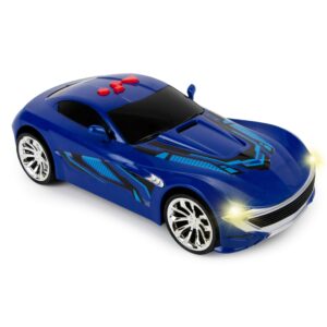 boley lift-off racer - 1 pack blue race car toy for boys and girls - kids and toddler racing car toy