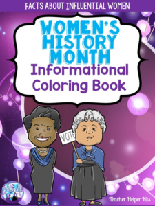 women's history month coloring book