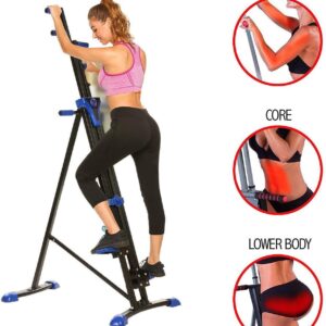 Vertical Climber Home Gym Exercise Folding Climbing Machine Exercise Bike for Home Body Trainer Stepper Cardio Workout