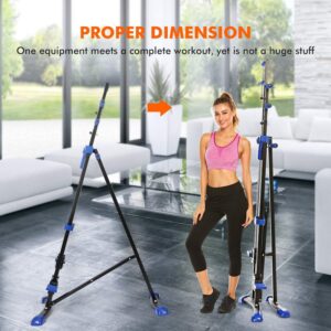 Vertical Climber Home Gym Exercise Folding Climbing Machine Exercise Bike for Home Body Trainer Stepper Cardio Workout