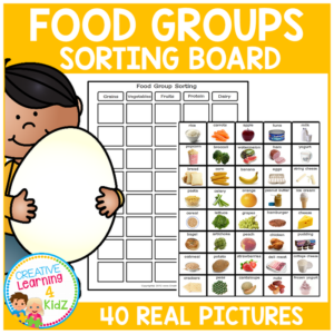 food group sorting board