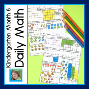 daily math kindergarten month 8