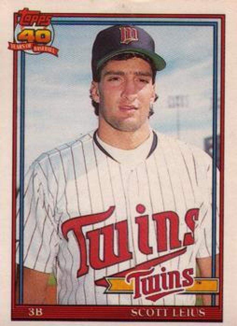 1991 Topps Traded #71T Scott Leius Minnesota Twins MLB Baseball Card NM-MT