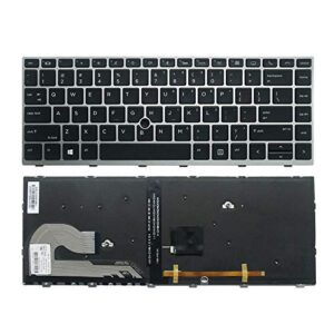 new us black backlit english laptop keyboard replacement for hp elitebook 840 g6 745 g6 light backlight