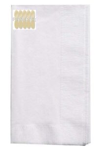 perfect stix 2 ply white dinner napkins - pack of 150ct