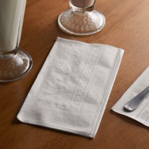 Perfect Stix 2 Ply White Dinner Napkins - Pack of 150ct