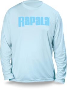 rapala core long sleeve ice blue xxl