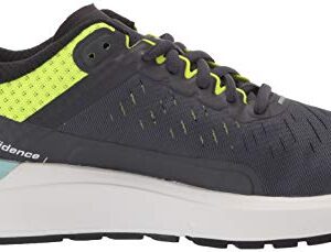 Salomon Sonic 3 Confidence Road Running Shoes for Men, Ebony/White/Safety Yellow, 7