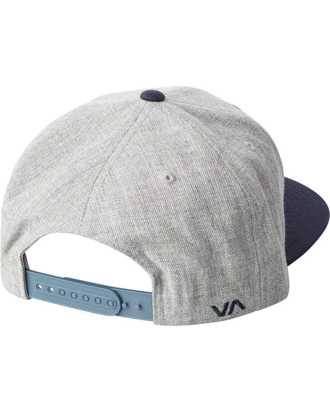 RVCA Men's Adjustable Snapback Hat, Grey Heather/Na, OS
