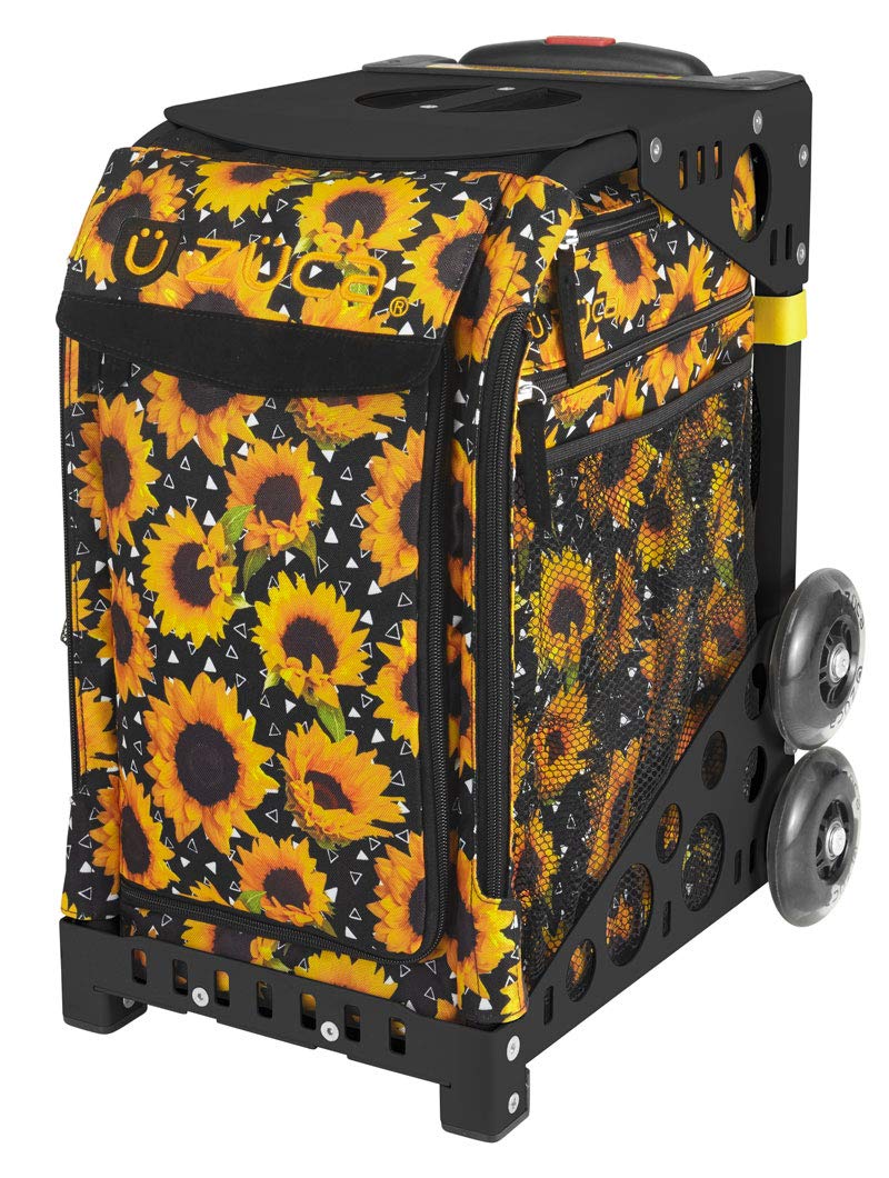 ZUCA Sport Sunflower Power Insert with Black Frame with Flashing Wheels