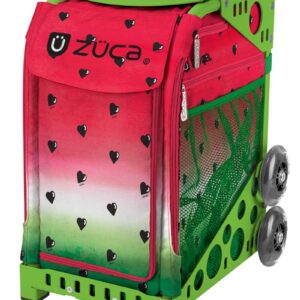 ZUCA Sport Watermelon Dew Insert with Green Frame with Flashing Wheels