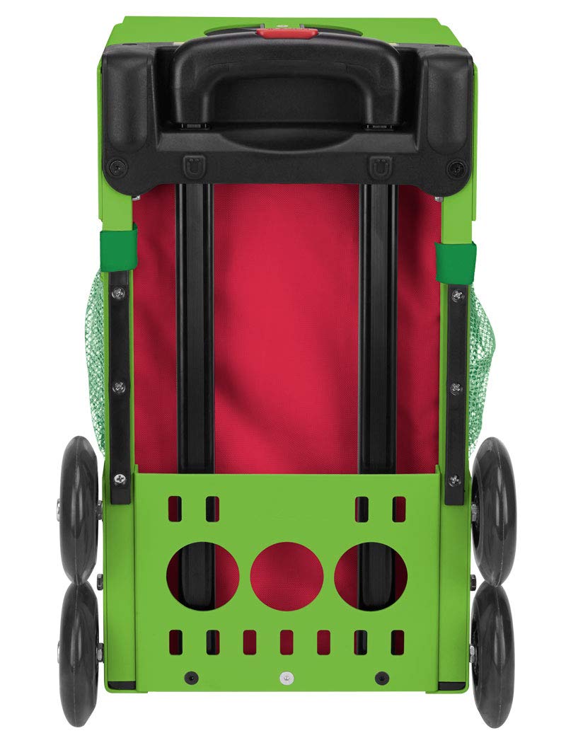 ZUCA Sport Watermelon Dew Insert with Green Frame with Flashing Wheels