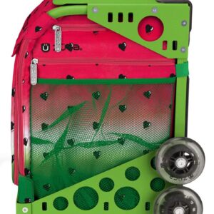 ZUCA Sport Watermelon Dew Insert with Green Frame with Flashing Wheels