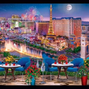 MasterPieces 1000 Piece Jigsaw Puzzle for Adults, Family, Or Kids - Las Vegas Living - 19.25"x26.75"