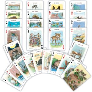 MasterPieces Officially Licensed Cats Playing Cards - 54 Card Deck for Adults