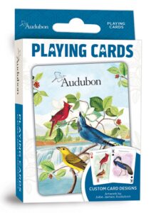 masterpieces officially licensed audubon playing cards - 54 card deck for adults