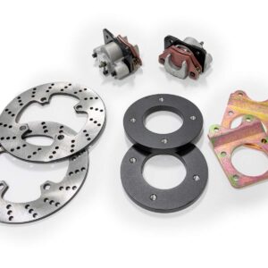 SuperATV Front Disc Brake Conversion Kit for Honda Foreman 400 4x4 (All Models) / Honda Foreman 450 4x4 (All Models) | Use with 12" Steel Wheels or Larger | Not compatible with OEM Aluminum Wheels