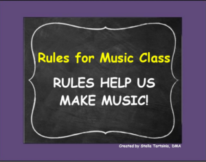 music class rules