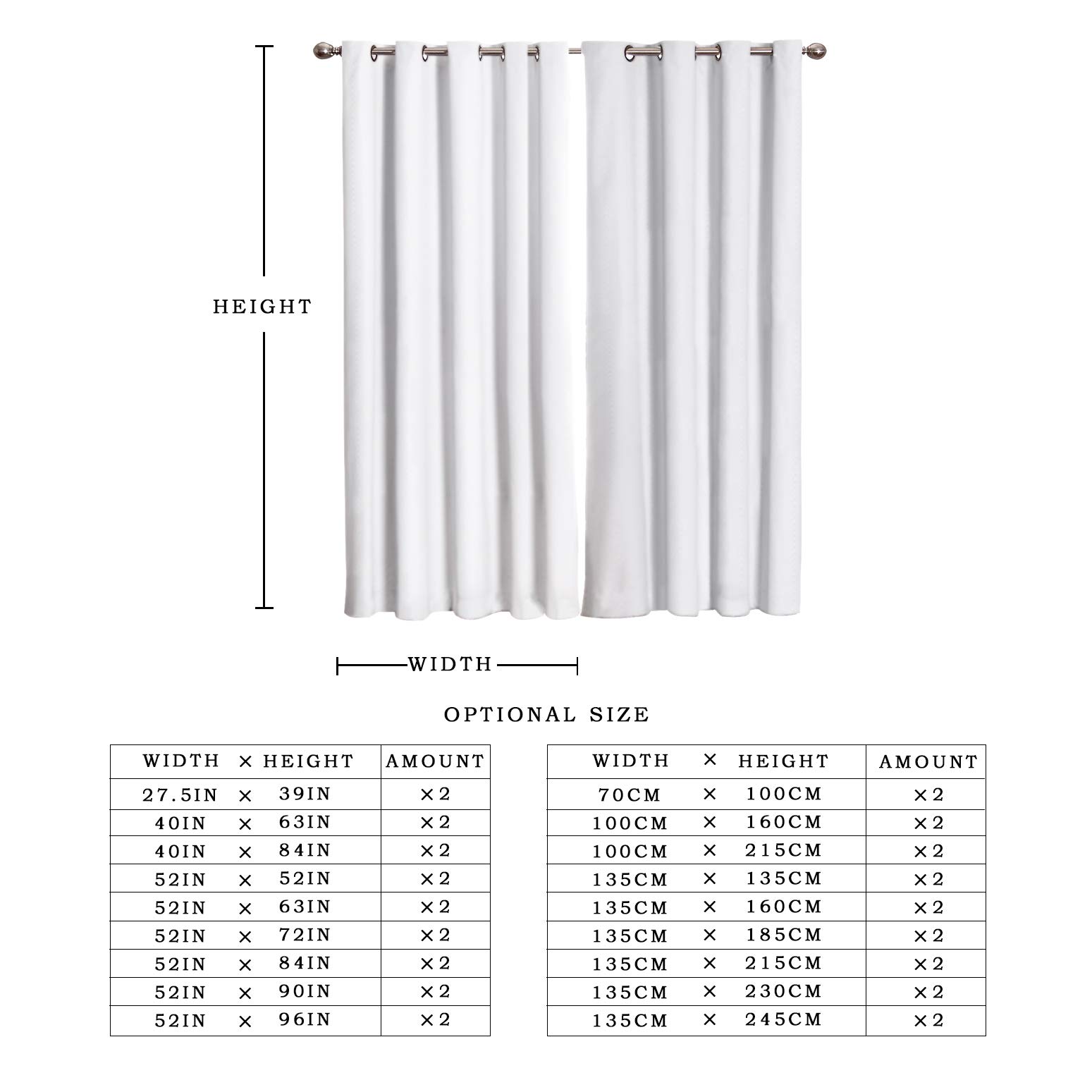 BABE MAPS Customized Window Curtains Panel 84 inch Length 2 Panels Modern Window Treatment Drapes for Bedroom Living Room - Vertical Stripes Black White Red Grey