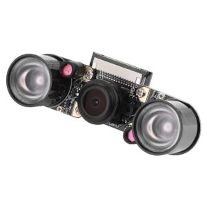 ebtools camera module for, 500 million pixels wide angle fisheye lens with fill light, compatible with 3/2/b