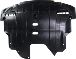 evan fischer front engine splash shield compatible with 2015 kia forte koup, fits 2015-2016 kia forte