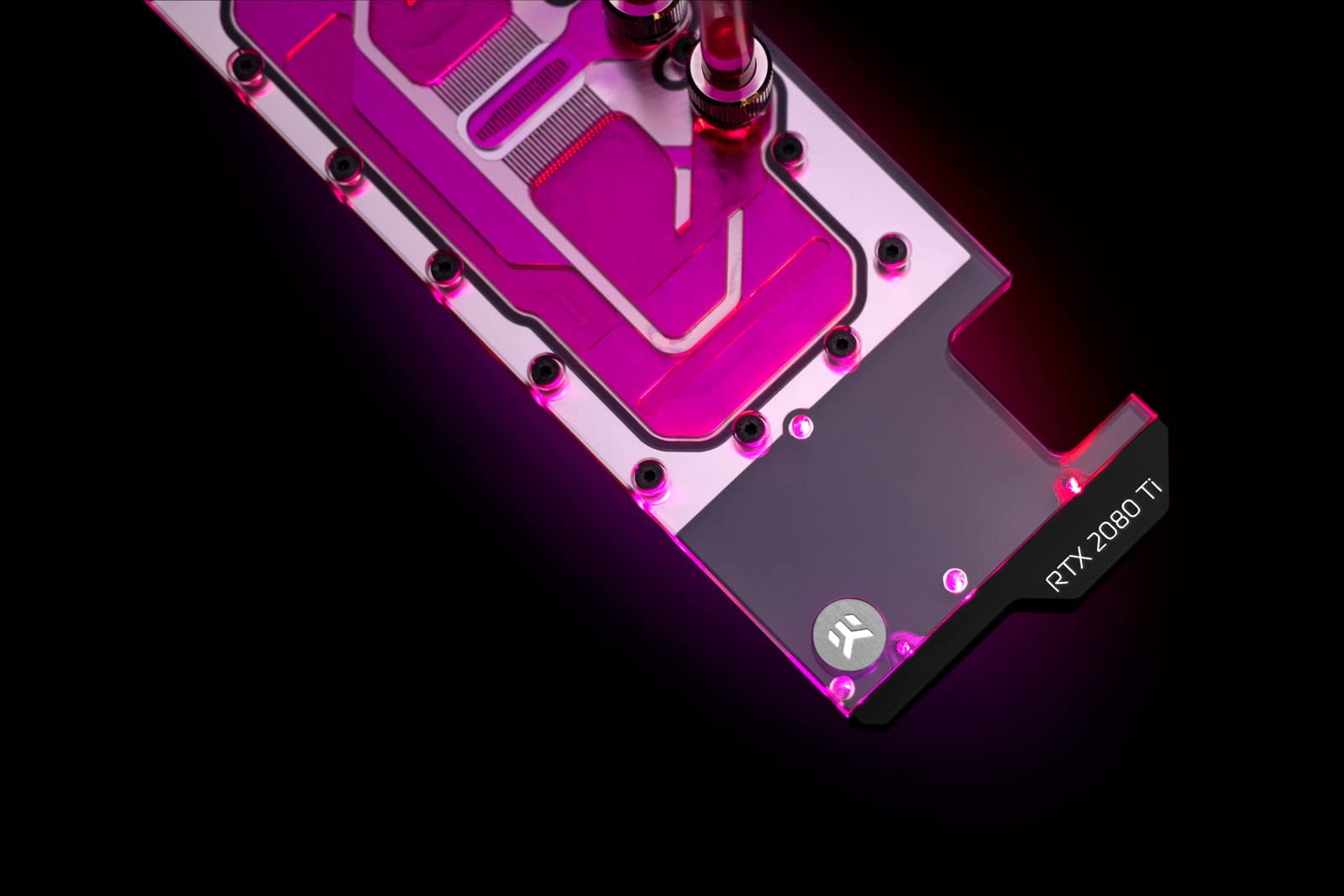 EKWB EK-Quantum Vector Direct RTX RE 2080 Ti GPU Water Block, Digital RGB, Nickel + Plexi