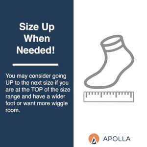 Apolla The Performance Unisex Medium Nude 1, As Seen On Shark Tank Athletic Compression Crew Socks for Women and Men - Moisture Control, Ankle and Arch Support, Made in USA - 1 Pair