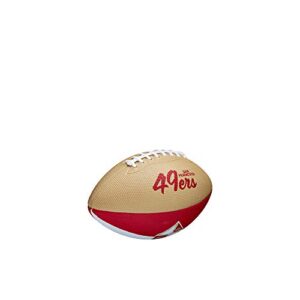 WILSON NFL Mini Team Retro Football-San Francisco, Brown