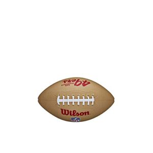 WILSON NFL Mini Team Retro Football-San Francisco, Brown