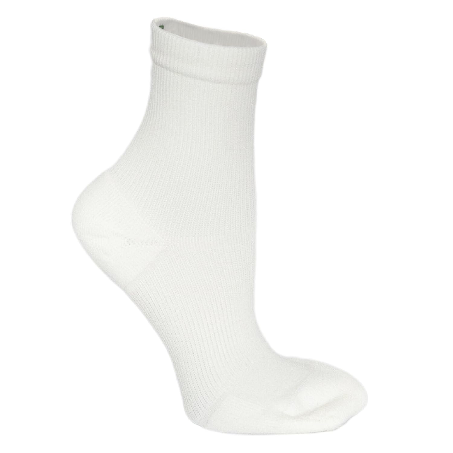 Apolla The Performance Unisex Medium White, As Seen On Shark Tank Athletic Compression Crew Socks for Women and Men - Moisture Control, Ankle and Arch Support, Made in USA - 1 Pair