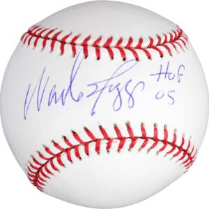 Wade Boggs Boston Red Sox Autographed Baseball with "HOF 05" Inscription - Autographed Baseballs