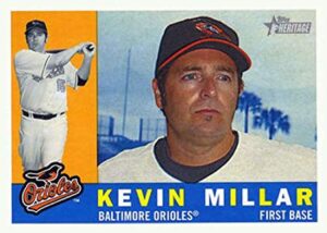 2009 topps heritage #448 kevin millar baltimore orioles mlb baseball card (sp - short print) nm-mt