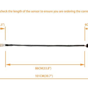 LSU 4.9 Lambda WideBand O2 Oxygen Sensor | for AEM 30-4110 30-0300 30-0310 - X Series AFR Inline Controller - UEGO A/F Ratio Wideband 02 Gauge | Replace# 17025, 0258017025