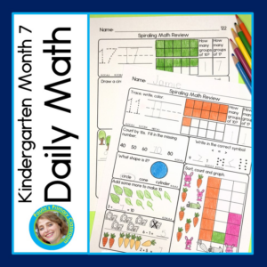 daily math kindergarten month 7