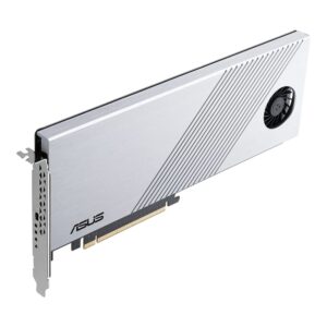 asus hyper m.2 x16 gen 4 (pcie 4.0/3.0) supports 4x m.2 nvme devices (2242/2260/2280/22110) up to 256gbps for amd trx40 / x570 pcie 4.0 nvme raid and intel® platform