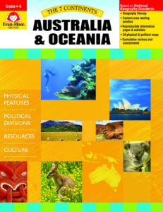 7 continents: australia and oceania, grades 4-6 - teacher reproducibles, e-book