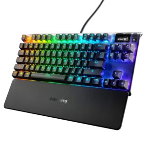 SteelSeries APEX 7 64758 Blue Switch, Mechanical Keyboard (Renewed)