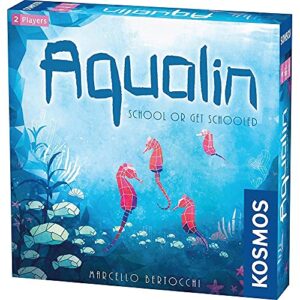 thames & kosmos aqualin | beautiful 2 player strategy board game | kosmos games | ages 8 and up | quality plastic tiles | beautiful artwork