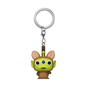 funko pocket pop! keychain disney: pixar alien remix - bullseye, multicolor (49092)